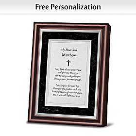 Protection And Strength Personalized Poem Frame