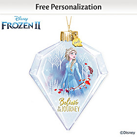 Disney Believe In The Journey Elsa Personalized Ornament