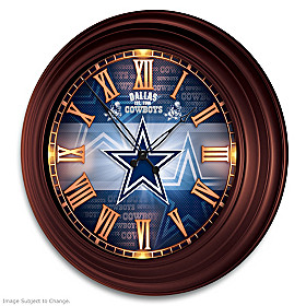 Dallas Cowboys Wall Clock