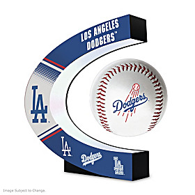 Los Angeles Dodgers Levitating Baseball Sculpture