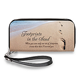 Footprints In The Sand Wallet