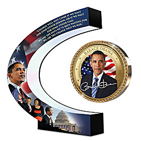 President Barack Obama Levitating Sculpture