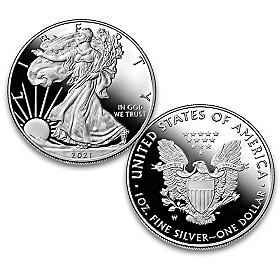 The 2021 Silver Eagle Proof Type 1 Coin