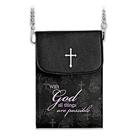 With God All Things Are Possible Handbag