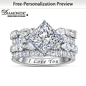 Facets Of Love Personalized Ring