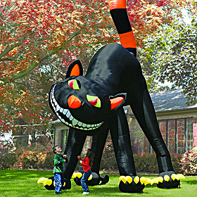Two Story Black Cat Inflatable