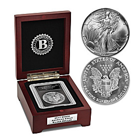 The Struck Thru Reverse Error Silver Eagle Coin
