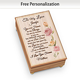 To My Love Personalized Music Box