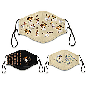Jack Russell Love Face Mask Set