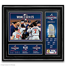 2021 World Series Champions Atlanta Braves Wall Decor