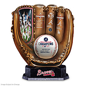2021 World Series Champions Braves Glove Sculpture