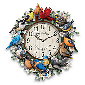 Songbird Melodies Wall Clock