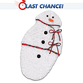 Snowman Bunting Baby Doll Accessory