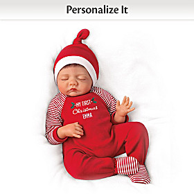Baby Of Mine Christmas Personalized Baby Doll