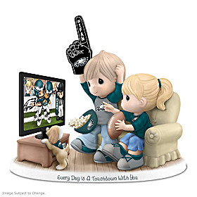 Every Day Is A Touchdown With You Eagles Figurine
