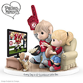 Every Day Is A Touchdown With You Crimson Tide Figurine