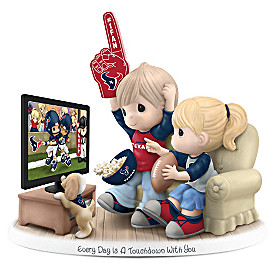 Every Day Is A Touchdown With You Texans Figurine