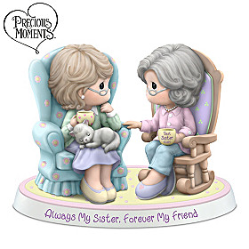 Precious Moments Always My Sister Forever My Friend Figurine