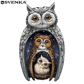 Eyes Of Wisdom Owls Figurine Set