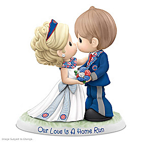 Chicago Cubs Our Love Is A Home Run Figurine
