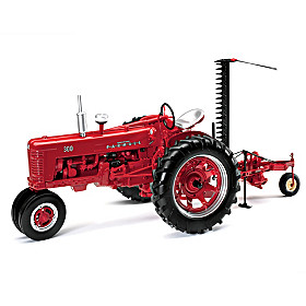 1:16-Scale Farmall Diecast Tractor And Farmall Ornament Set