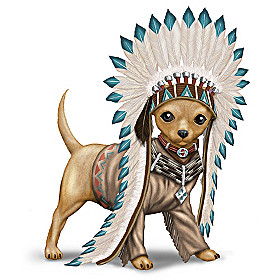 Chief Barks A Lot Chihuahua Figurine