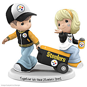 Precious Moments Together We Have Steelers Spirit Figurine