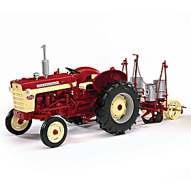 1:16-Scale International 340 Diecast Tractor With Planter