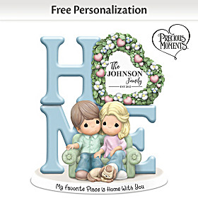 My Favorite Place Is Home With You Personalized Figurine