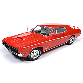 1:18-Scale 1969 Mercury Cougar Hard Top Diecast Car