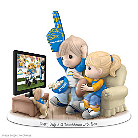 Every Day Is A Touchdown With You Chargers Figurine