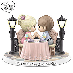 Precious Moments A Dinner For Two, Just Me & You Figurine