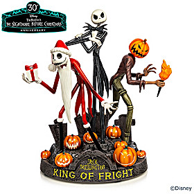 The Nightmare Before Christmas King Of Fright Sculpture