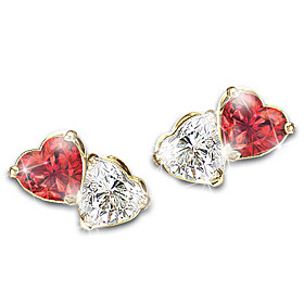 Two Hearts, One Love Earrings