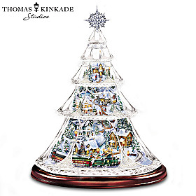 Thomas Kinkade Holiday Reflections Tree