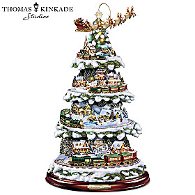 Thomas Kinkade Wonderland Express Christmas Tree