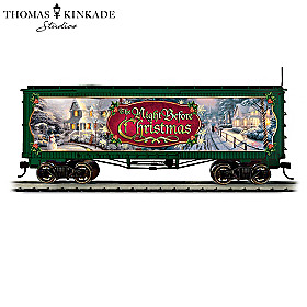 Thomas Kinkade The Night Before Christmas Train Box Car