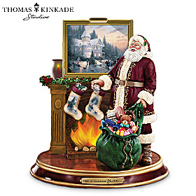 Thomas Kinkade Light Up The Holidays Figurine